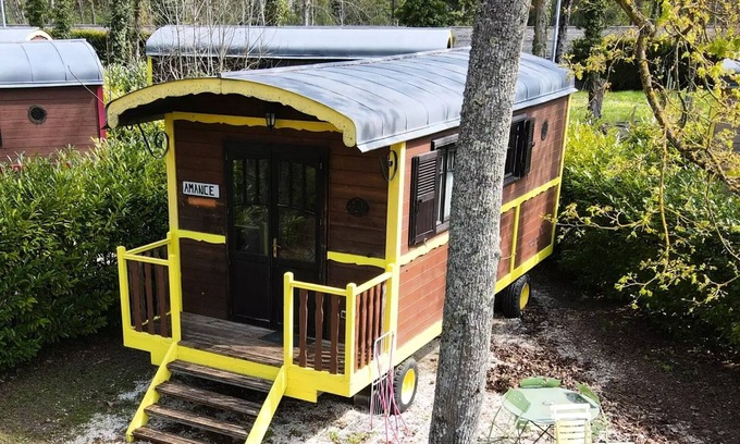 Bar-sur-Aube Cabine | Roulotte-gîte 5 personnes