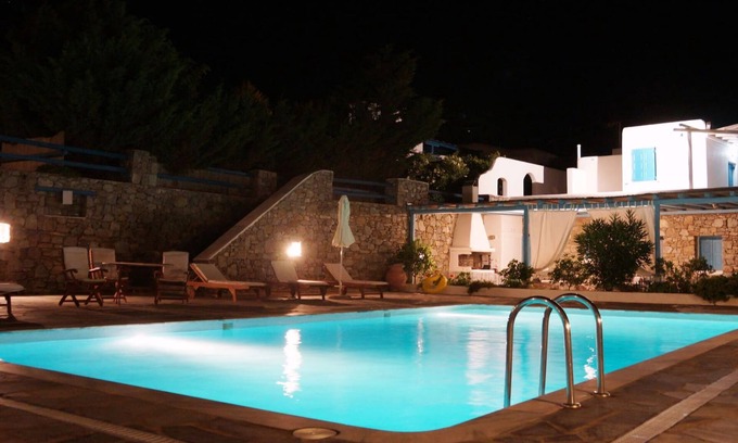 Kalafatis Copropriété | Royal Gem by Mykonos (Près de la plage Pool Maisonnette)