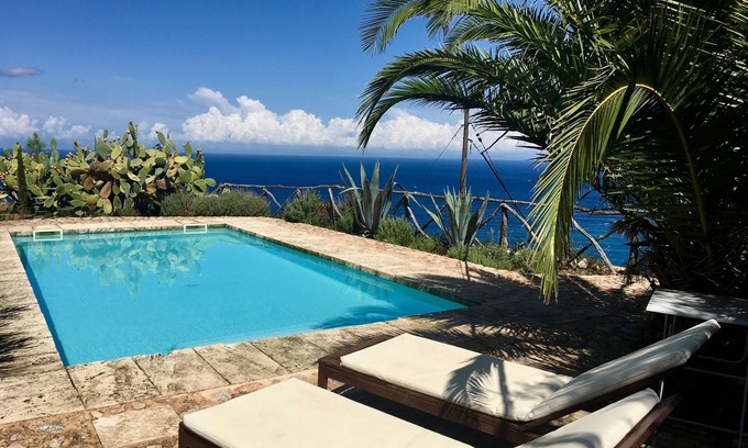 Banyalbufar Cottage | Finca rustique dans un endroit calme avec piscine et vue panoramique sur la mer et les montagnes
