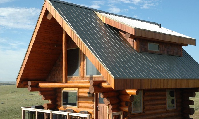 Alberta Cabine | Rustic Log Cabin Dans Prairie Paradise