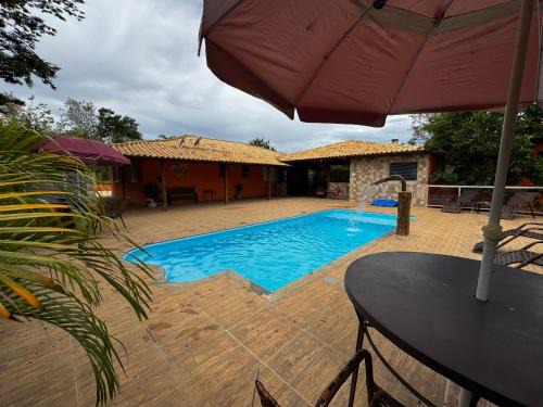 Almeida Maison | Sítio com área de lazer completa e piscina aquecida