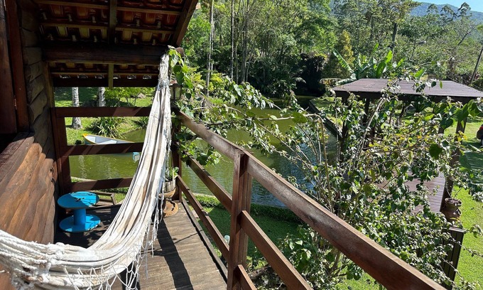 Canelinha Maison | Sítio Morada do Pai: Piscina e Descanso