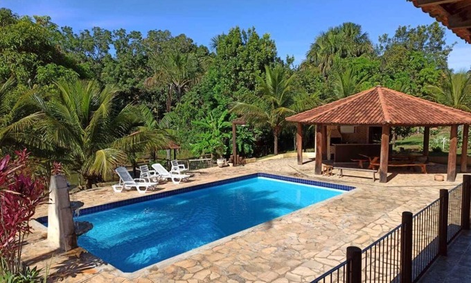 Hidrolandia Maison | Sítio Recanto da Paz with heated pool