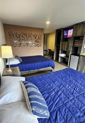 Ciudad Lopez Mateos Appartement | S10 DOBLE CAMA MATRIMONIAL Premium Suite Frente al TEC CEM con Cocineta WiFi Balcón Parking Terraza