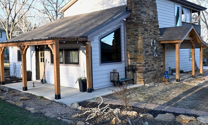 Fall River Maison | Luxurious Lodge with Hot Tub at Fall River Lake for Family, Hunting or Fishing!