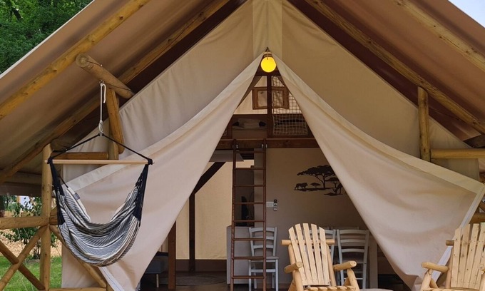 Falkenberg Appartement | Safarizelt Simba am Kiebitzer See