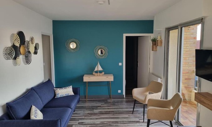 Sainte-Cecile-Plage Appartement | Sainte Cécile: appartement 2ch 6/7 pers