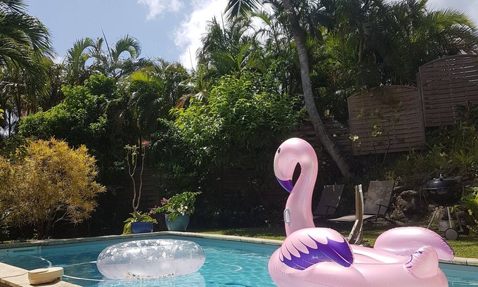 Sainte-Luce Maison | Sainte-Luce - Villa Filao, 4 chambres, piscine privée, plage et bourg à pied.