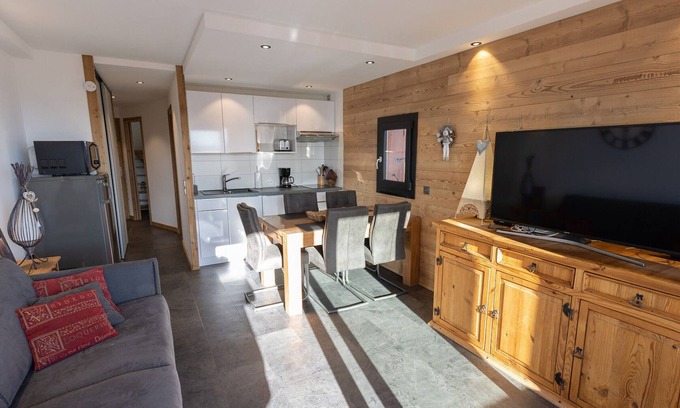 Les Saisies Appartement | Saisies - Appart 2P rénové avec garage, animaux ok, wifi