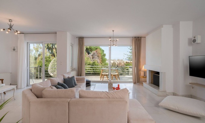 Agii Apostoli Appartement | Saltia Roof Garden Apt, 30 Meters From Sandy Beach