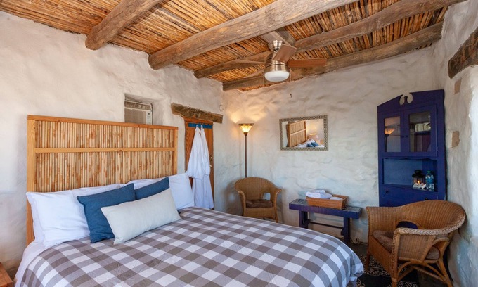 Terlingua Hôtel | Chambre San Carlos avec vue panoramique sur l'ouest du Texas