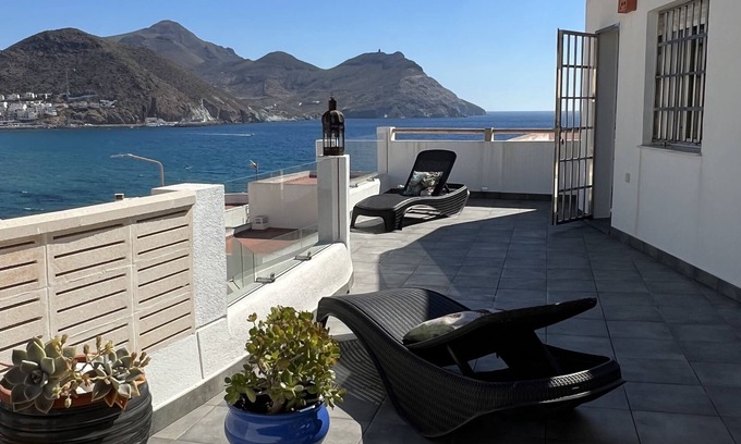 San Jose Maison | San José, calme et grande terrasse à 100m de la plage