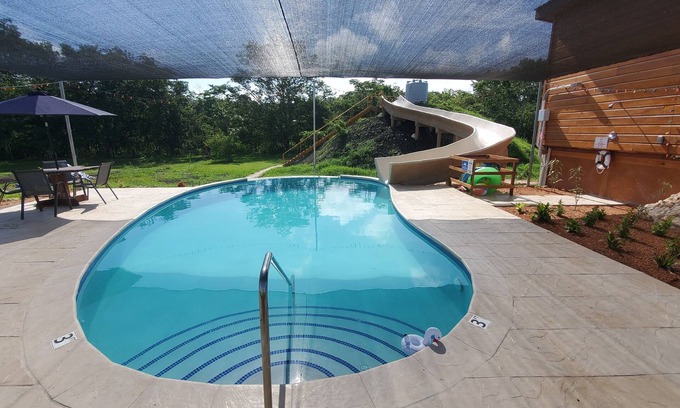 San Ignacio Maison | Sanctuary at Paslow Falls, Belize, Luxary 1 Bedroom, King Sofa Bed, 2 Bath, Kitchen, A/C, Private P
