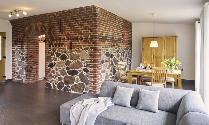 Gorzig Maison | Sanddornhaus, 64 m² auf 2 Ebenen für 4+1 Pers., 1 Schlafzimmer, 1 Schlafgalerie