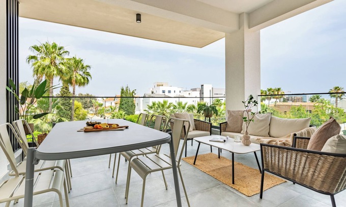 Agios Athanasios Appartement | Sanders Evolution 2 - Bel appartement 2 chambres avec balcon