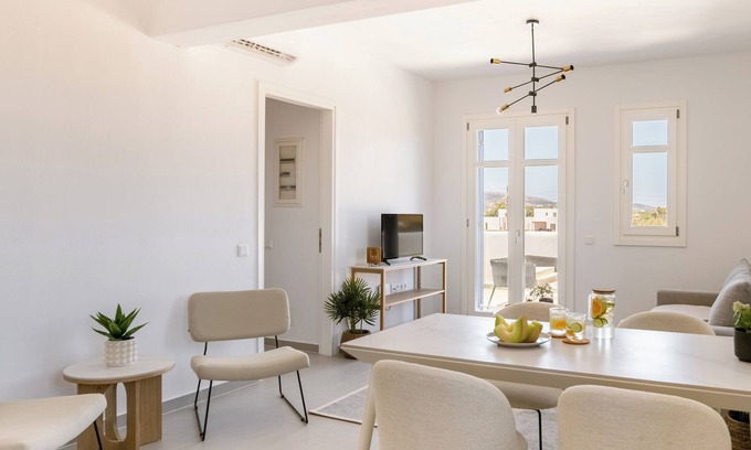 Molos Appartement | Sanders Paros Gardens - Appartement 1 chambre avec balcon