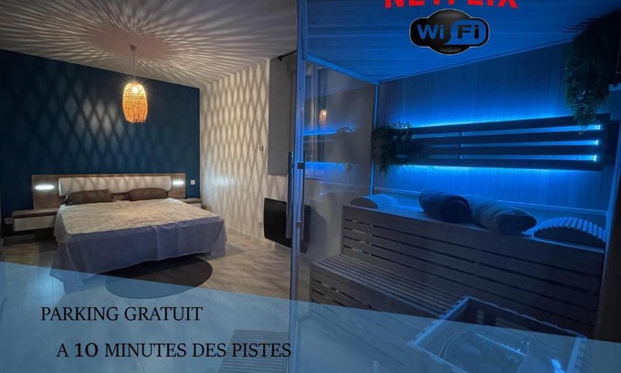 Morez Appartement | Sauna en bord de rivière
