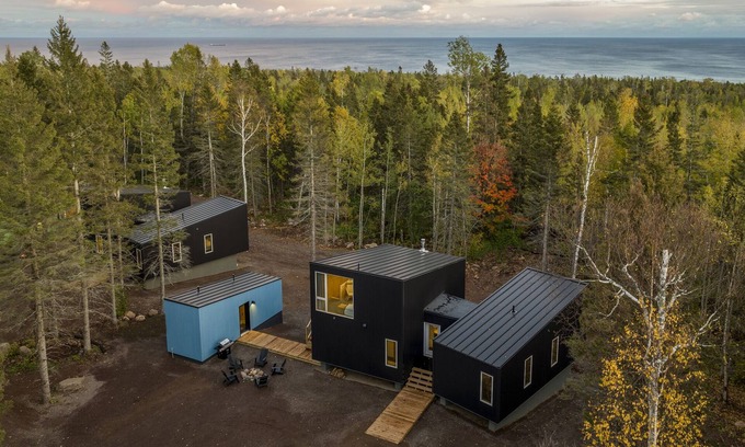Lutsen Cabine | Scandinavian Chalet and sauna in Lutsen - Grey