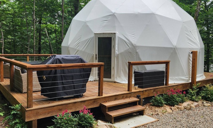 Brownsburg-Chatham Chalet De Ski | Dôme le Scandinave avec grosse salle d'arcade-spa privé-sauna