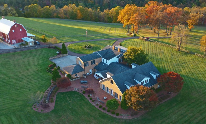 Mount Savage Maison | Scenic Getaway with Private Indoor Pool/Hot Tub on the GAP trail