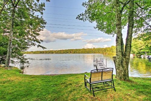 Lyman Maison | Scenic Lyman Home on Swan Pond with Wraparound Deck!