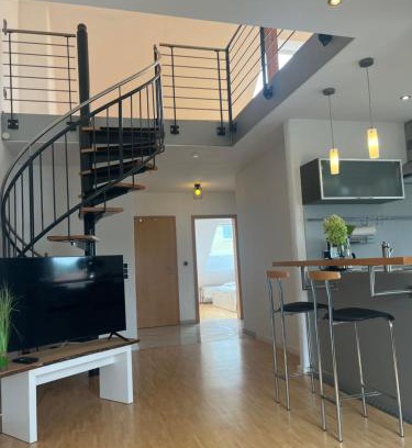 Obernburg Appartement | Schicke helle Galeriewohnung