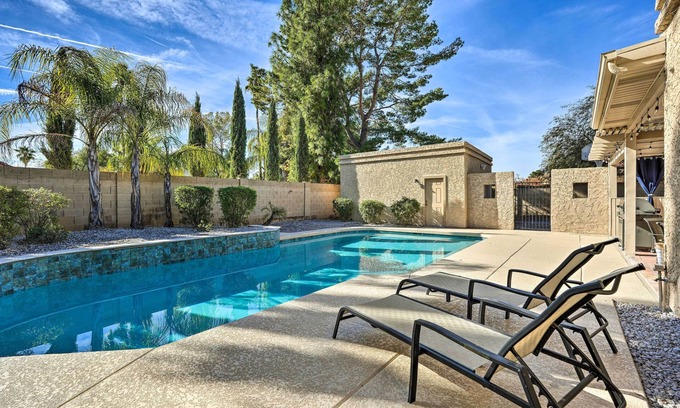 Santiago Maison | Scottsdale Home w/ Private Heated Pool