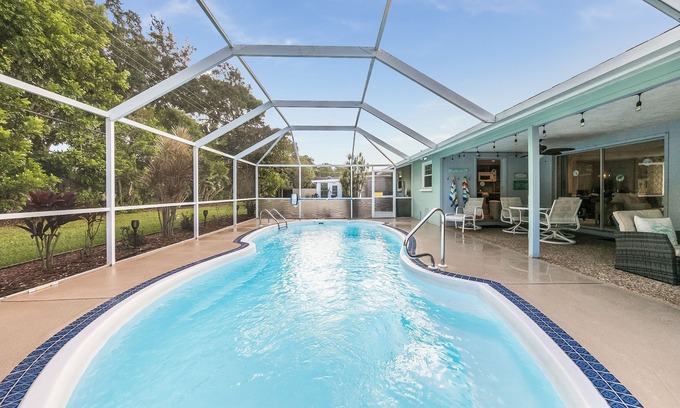 Gulf Gate Estates Maison | Piscine chauffée et blindée - Maison de Sarasota près de la plage de Siesta Key