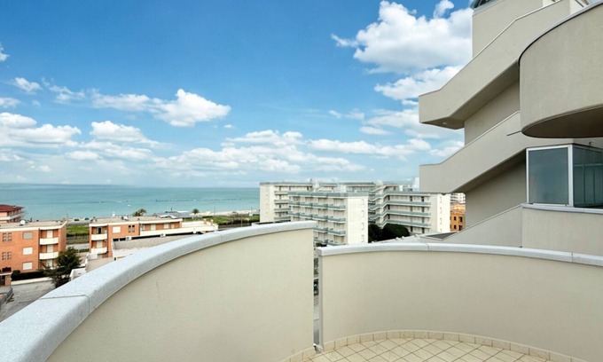 Marotta Appartement | SE164 - Marotta, three-room sea view apartment with terrace