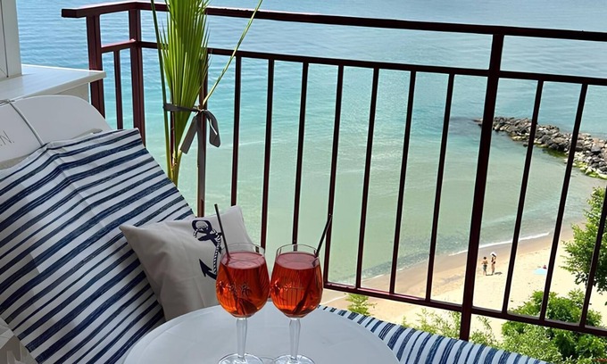 Sveti Vlas Appartement | Sea Paradise - 2-room vacation apartment directly on the beach in Sveti Vlas