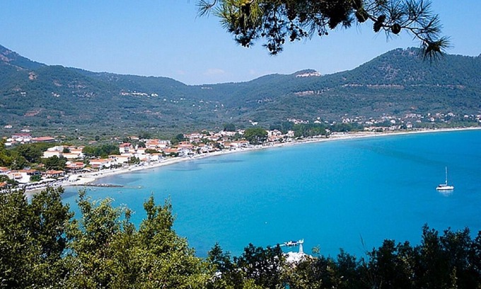Chrisi Ammoudia Appartement | Vue sur la mer Maisonnette Appartement avec A / C, à seulement 300 mètres de la plage!