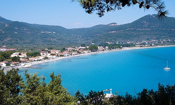 Chrisi Ammoudia Appartement | Sea View Studio avec A / C, à seulement 300 mètres de la plage!