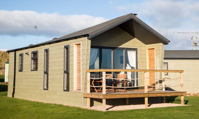 Anstruther Cabine | Seacrest Lodge (1 Bed) Pets - un lodge pouvant accueillir 4 personnes dans 1 chambre