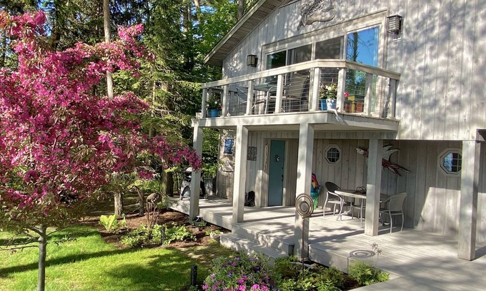 Sheboygan Cottage | Seagull Beach Guest House, Lake Michigan Cottage sur une plage privée