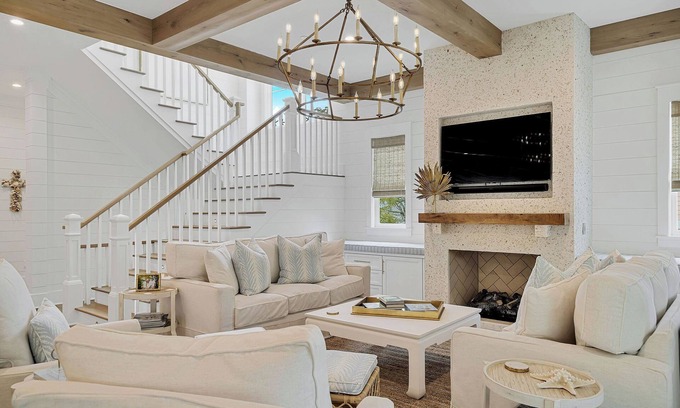 Cottage District Maison | Seaside, Gulf Views, Elevator, Sleeps 16 - Luxury w/ 3 Car Private Parking!