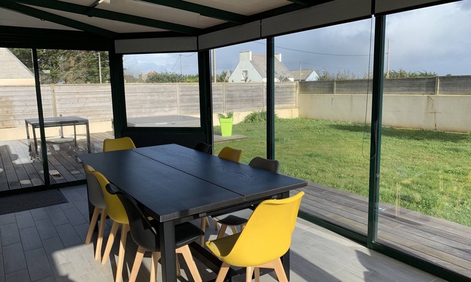 Guisseny Maison | Bord de mer - maison - SPA - jardin - 100 mètres de la plage du Vougot