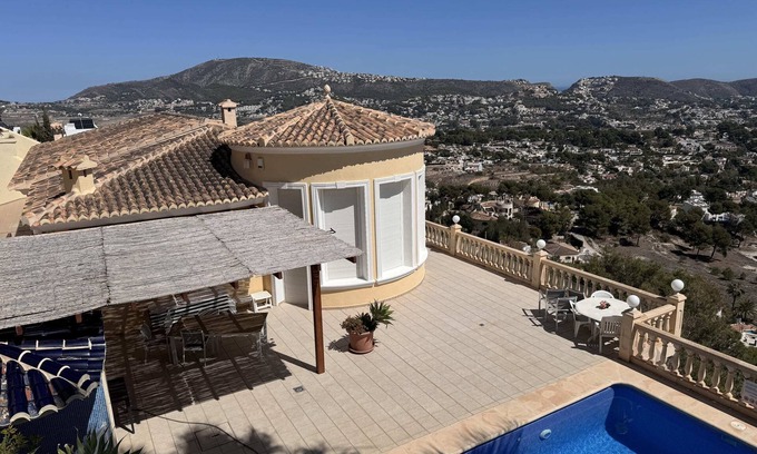 Benimeit Villa | Villa exclusive avec vue imprenable sur la mer et panoramique et piscine privée
