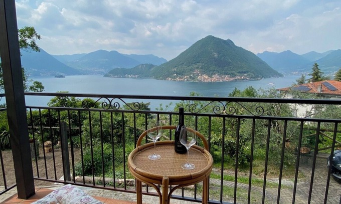 Sulzano Appartement | Sebino apartment with wonderful lake view