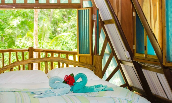 Cabuya Cabine | Retiré Beach Front Cabin dans Jungle Cadre.