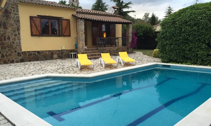 Calonge Maison | Maison isolée avec piscine, barbecue et jardin à 10min. de la plage. Familles idéales
