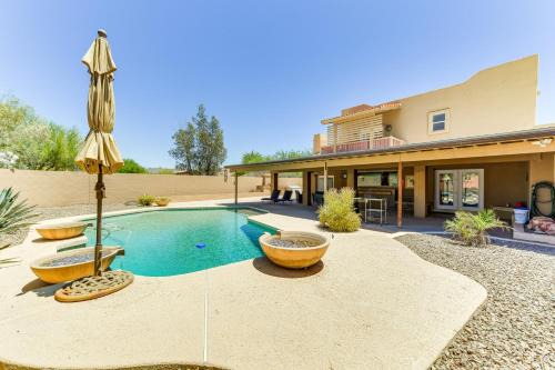 East Mesa Maison | Secluded Mesa Home with Pool, Outdoor Kitchen and Bar!