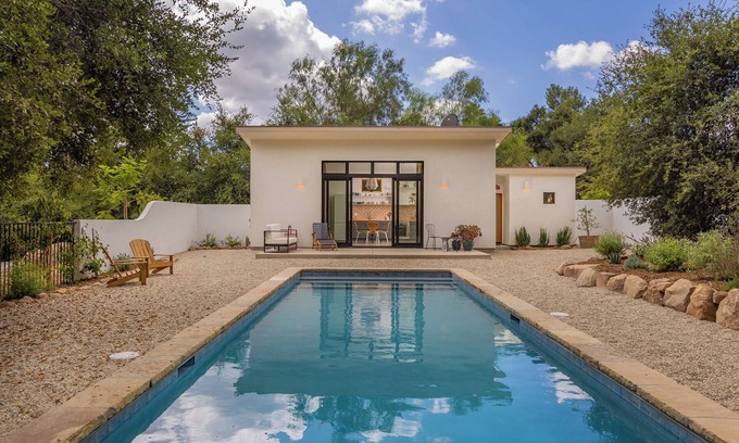 Ojai Appartement | Secluded pool house retreat in Ojai