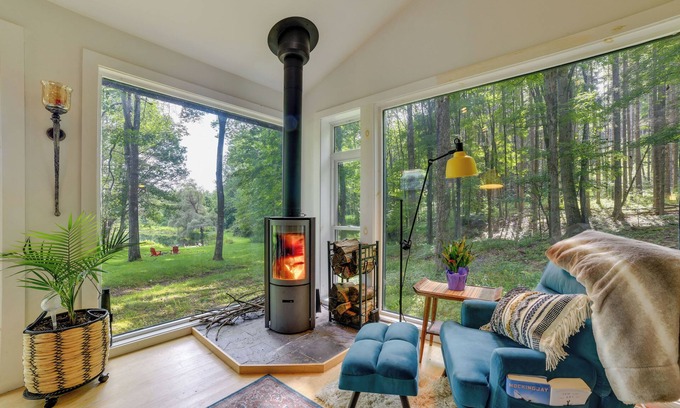 Otego Cabine | Secluded Upstate NY Forest Cottage on 33 Acres!