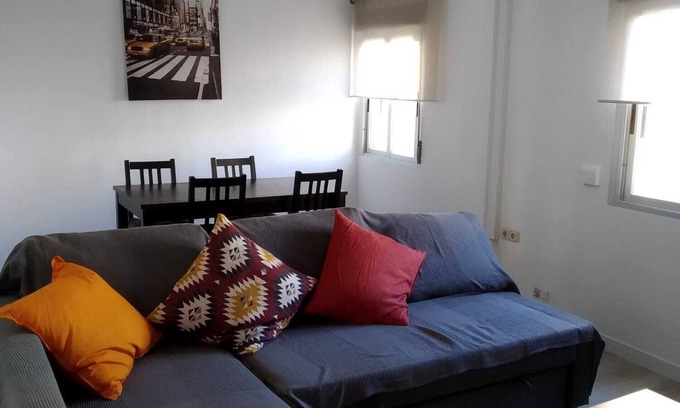 Almeria Copropriété | Second line of beach close to bars restaurants shops and supermarkets