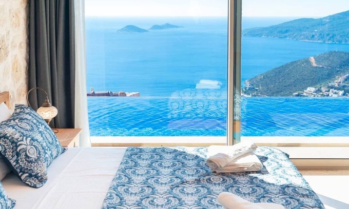 Demre Maison | Sedir ev with outside pool & heating indoor pool