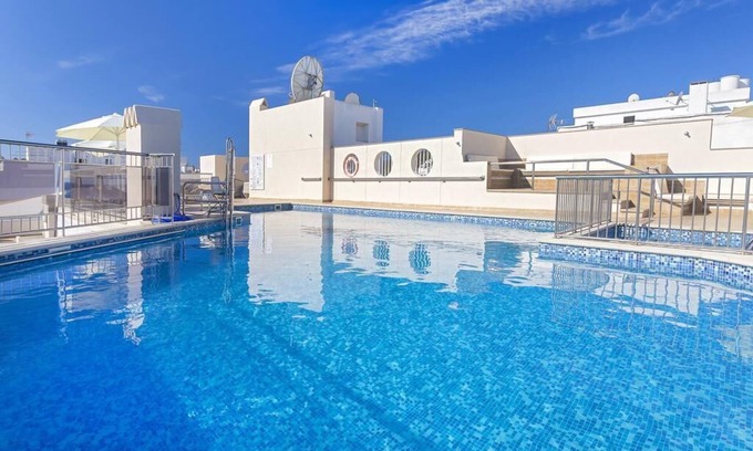 Santa Eulalia del Rio Hôtel | SEDUQPL-SU // 2 Bedrooms Suite Apartment / ♚Roof Top Pool / City Heart♥ Close to the beach