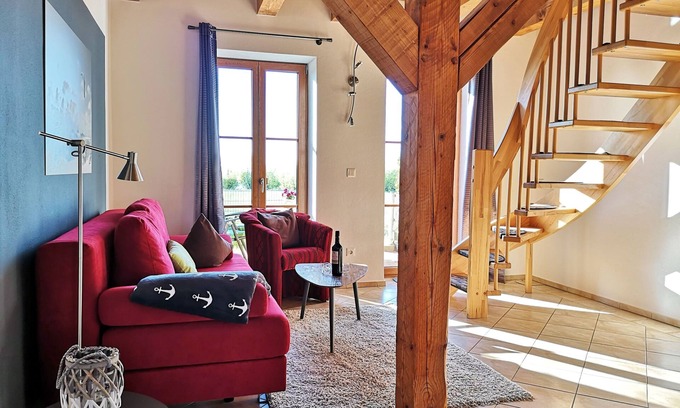Meschendorf Appartement | Sehr Gemütliche 2-raum-wohnung mit Meerblick