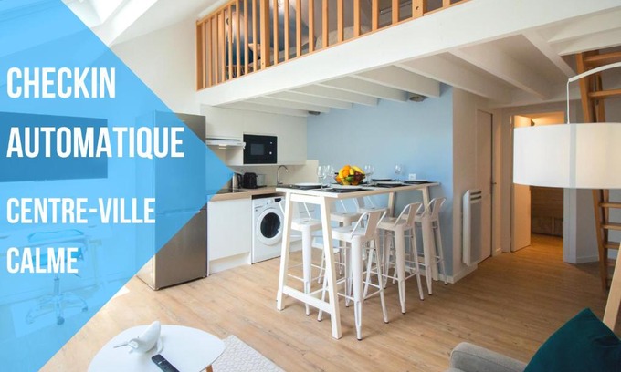 La Ferte-sous-Jouarre Appartement | Self Checkin Automatique - Downtown - ANTARCTIQUE