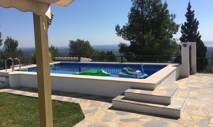 Les Planes del Rei Maison | Semaphore House, vue sur la mer et la montagne