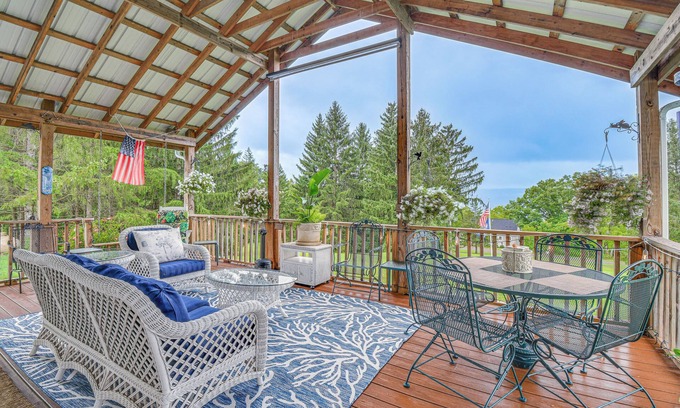 Burdett Maison | Seneca Lake Retreat w/ Deck - Walk to Wineries!